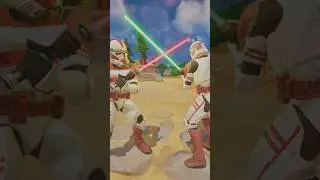 Every fortnite match ends in a light saber duel right now! #fortnite #starwars #lightsaber #fyp