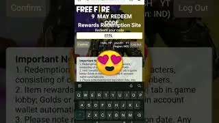 FREE FIRE POKER MP40 REDEEM CODE TODAY 9 MAY Redeem CODE #shorts #reedemcode #freefire
