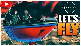 STARFIELD - NEW Sub Orbital Shuttle - Plus Side Quests! - LIVE #LetsPlay #Starfield