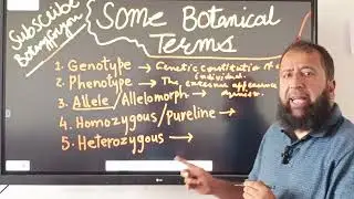 Some botanical terms