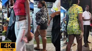 🇬🇭 Ночная жизнь на аллее ночного рынка Университета Ганы, день 2 | Оживленная ночь🌙 | Кампус Унив...
