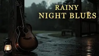 Rainy Midnight on the Porch | Lonesome Acoustic Guitar Blues