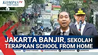 Imbas Cuaca Ekstreem Sebabkan Jakarta Banjir, Gubernur Pramono Terampak Pelajaran Jarak Jauh