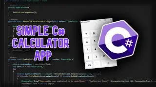 Making Simple Calculator App in C# With Windows Forms!