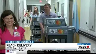 Peach delivery at Memorial Health