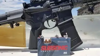 Тест и обзор патронов Hornady 190gr Sub X 300 Blackout!