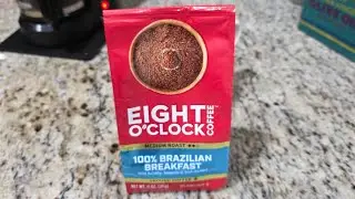 Eight O'Clock 100% Brazilian Blend Coffee ASMR X #asmr #coffeelover