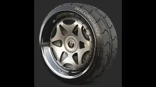 FREE. Mid Poly. Wheel TG003 Fleurium6