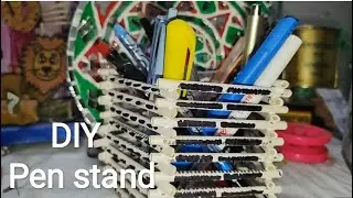 DIY Pen Stand Making|| 5 min craft|| Paper made..
