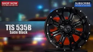 TIS 535B Satin Black Wheel
