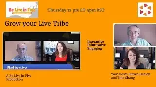 Be Live in Five Group Training with Tina and Steven #Belive.tv