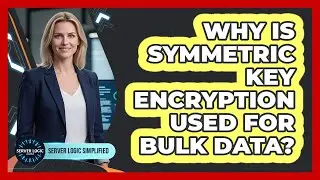 Why Is Symmetric Key Encryption Used For Bulk Data?
