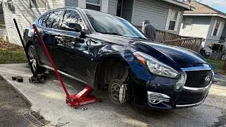 1 Mobile tire change on Infiniti q70