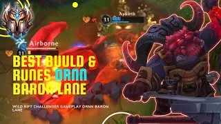 best Ornn build & runes baron lane Wild Rift gameplay