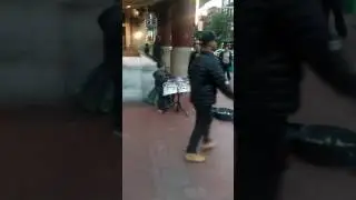 #ronron & #shugabug drumming down #chinatown #dc #washingtondcnodmv