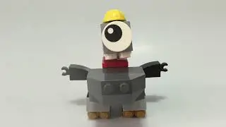 How to Build LEGO Mixels Cragsters Guy   Stop Motion Build   Bricks and Clay Play