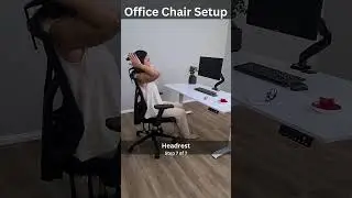 Office Chair Setup Step 7 of 7: Headrest Adjustment  #headrest #ergonomicchair