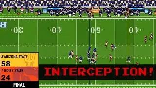 SEVEN INTERCEPTIONS loses the Heisman and the Game | Retro Bowl College Career