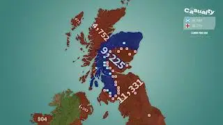 The First War of Scottish Independence (1296-1328) Using Google Maps