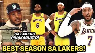 Inamin ni Carmelo na sa Lakers PINAKAMAGANDA ang kanyang Naging Laro sa kanyang Nba Career