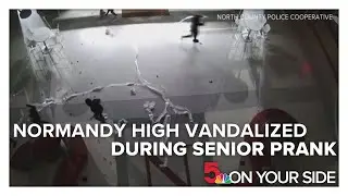 Normandy High vandalized during senior prank
