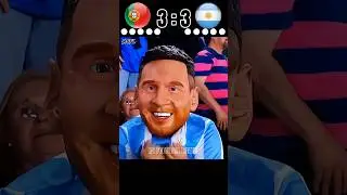 Portugal vs Argentina 🤯 Ronaldo vs Messi 🥵 imaginary penalty shootout 2026 ||#shorts #cr7 #football