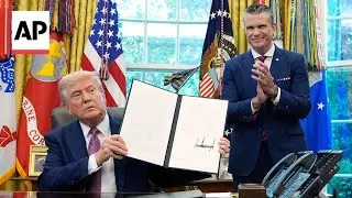 Trump signs order renaming Department of Defense to Department of War