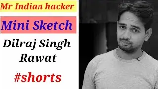 How I draw Mr indian hacker mini sketch || Mr Indian Hacker