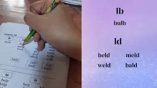 Reading 101 words ending in lb and ld
