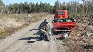 Prospektering med lilla krossen