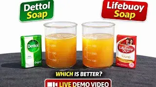 Water Cleaning Test 🔥 | Dettol vs Lifebuoy Soap | Real Cleaning Power