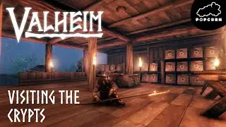 Bigger Base and Visiting Crypts Today - VALHEIM Gameplay Part 9 #valheim