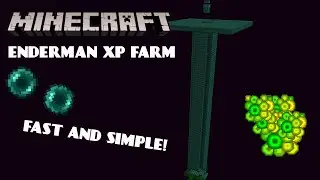 1.16 Enderman XP Farm - EASY Tutorial for Minecraft JAVA/BEDROCK