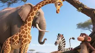 Mira the Giraffe 🦒✨ A Gentle Yet Thrilling Story for Kids #kidsstory #bedtimestory