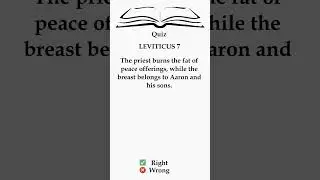🔥Leviticus: Sacrifice & Reward! What's Yours?🤔