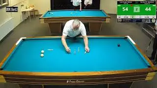 bord 2 Lars Hoppe Hansen Kors&oslash;r vs Karsten M J&oslash;rgensen &Oslash;BK serie 1