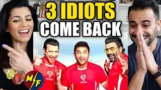 Dream11: 3 Idiots ka Press Conference... on Cricket?!?! #SabKhelenge | Aamir Khan | REACTION!!