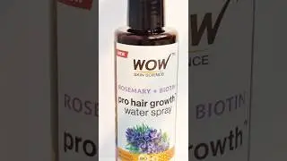 Say no to hairfall 🤯....WOW skin science, hair growth spray #antihairfall #reducehairfall #rosemary