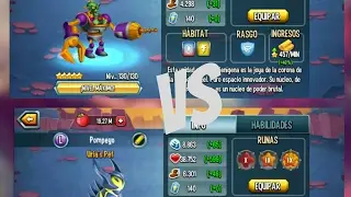 Exo Skeel Nivel 130 vs Uria Pets Nivel 130 ( No hack ) - Monster Legends