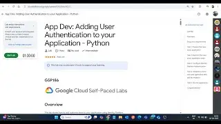[NEW 2025] App Dev: Adding User Authentication to your Application - Python || Updated Lab Solution