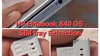 How to eject sim tray in hp elitebook | HP Elitebook SIM Tray. #hp #elitebook #techhelp