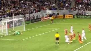 Crazy Arsenal Fan Goes Insane After Robbie Keane Misses Penalty