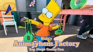Hulu's Animayhem Activation at Comic-Con '24 - Simpsons, Futurama, and more!