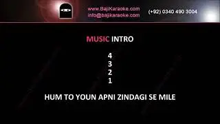 Hum to yun apni zindagi se mille karaoke with lyrics jagjit
