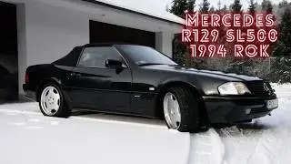 Mechanizm rozkładania dachu w Mercedesie R129 SL500 1994 rok #hydraulic #rooftop #cabrio #roadster