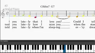 Have I Told You Lately That I Love You by Scott Wiseman - Easy piano tutorials with leadsheet ...