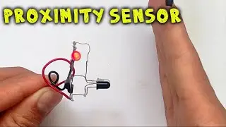how to make proximity sensor with ir and bc547 transistor
