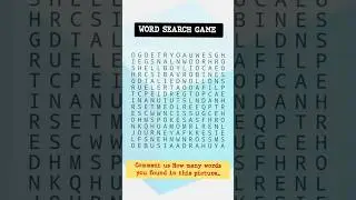 🔎 Amazing word search game for you #words #search #puzzles #wordsearch #find