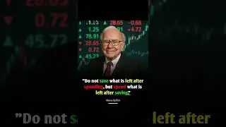 💰 Save First, Spend Later &ndash; Warren Buffett&rsquo;s Golden Rule of Wealth! 💡 #SagoTrading