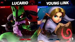 SpotDodge Monthly - Qwerty (Lucario) vs Generic (Pichu +Young Link) Smash Ultimate Bracket Loser Rou